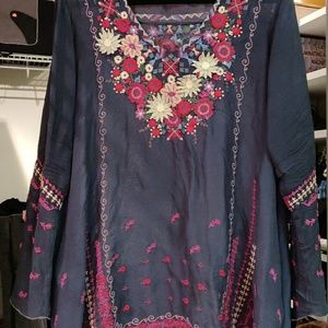 Gorgeous Johnny Was tunic